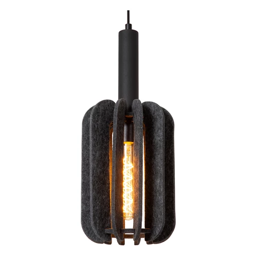 Lucide RAFAL - Pendant light - 3xE27 - Grey - detail 1